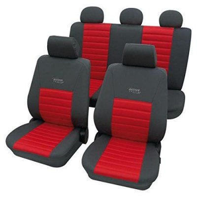 ТАПИЦЕРИИ Тапицерии за седалки Petex Active Sports - Червено-сив цвят 