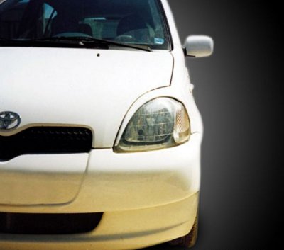 TOYOTA Вежди за фаровете за Toyota Yaris (1999-2005)  - черни