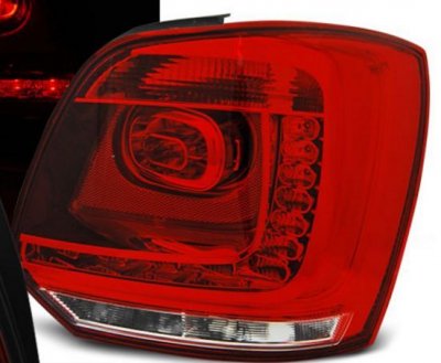 ТУНИНГ ФАРОВЕ И СТОПОВЕ ЗА VOLKSWAGEN Кристални стопове  POLO 6R (2009+)  