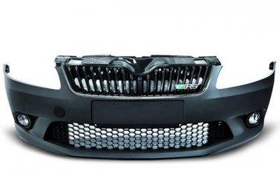 SKODA Предна броня за SKODA FABIA (2010+) / ROOMSTER - RS Дизайн