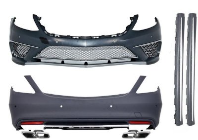MERCEDES Боди Кит за Mercedes W222 S-Class (2013+) - S65 AMG пакет дълга база с накрайници