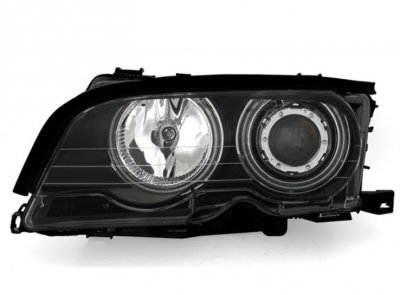 ТУНИНГ ФАРОВЕ И СТОПОВЕ ЗА BMW Кристални фарове BMW E46 купе и кабрио (1999-2003) - без мигачи