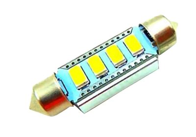 ЛЕД КРУШКИ ЗА ПЛАФОНИ Лед крушки за плафон Canbus с 6 SMD диода 5630 42мм