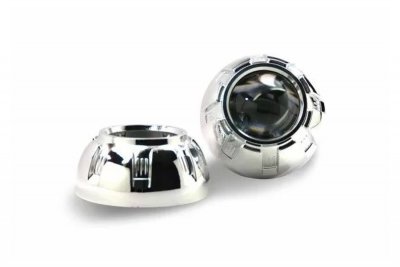 ЛУПИ ЗА ВГРАЖДАНЕ Капачки за лупи 2.5 Alien Design, кръгла хром  D=13cm