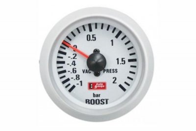 ИЗМЕРВАТЕЛНИ УРЕДИ Измервателен уред за турбото Boost Meter  - VDO бял