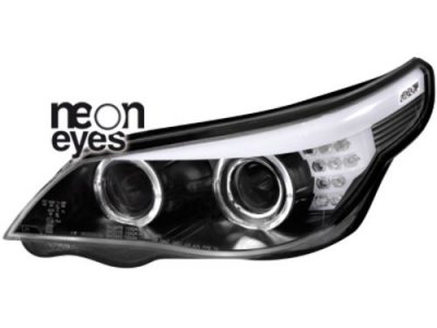 ТУНИНГ ФАРОВЕ И СТОПОВЕ ЗА BMW Кристални фарове BMW E60 (2003-2007) F10-Look