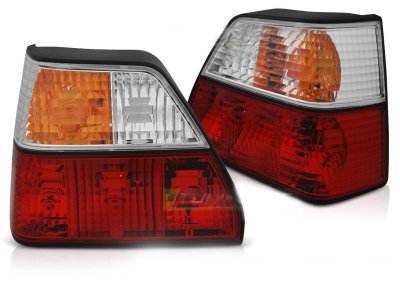 ТУНИНГ ФАРОВЕ И СТОПОВЕ ЗА VOLKSWAGEN Кристални стопове  GOLF II  (83-93) - с оранжав мигач