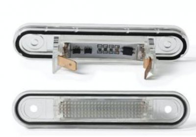 ДИОДНИ ПЛАФОНИ ЗА НОМЕР Плафони за осветление на задния номер за Mercedes W124 / W201 (1982-1998) / W202 C-CLASS (1993-1996)