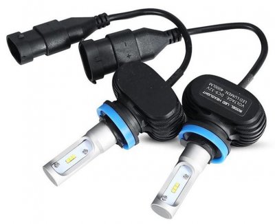 LED СИСТЕМИ ЗА ФАРОВЕ Лед крушки - Led система Н8 / H9 / H11 за фарове - 8000 Лумена, 36W - 6000K