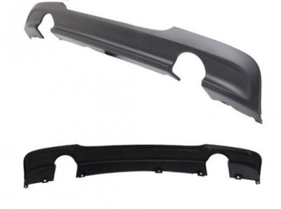 BMW Дифузьор за задна броня BMW E90 (2005-2012) - M-Tech - двоен
