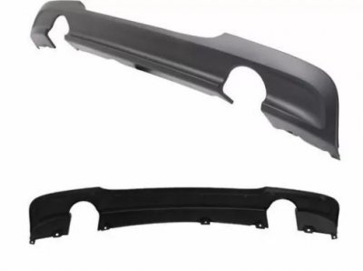BMW Дифузьор за задна броня BMW E90 (2005-2012) - M-Tech - двоен за двоен накрайник