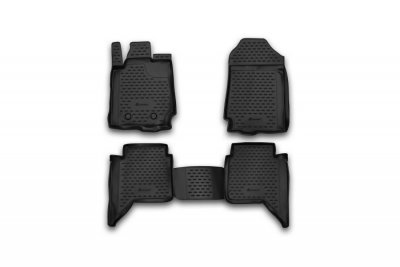 СТЕЛКИ ЗА FORD 3D Гумени стелки за FORD Ranger 2 doors (2011+) 4 pcs.