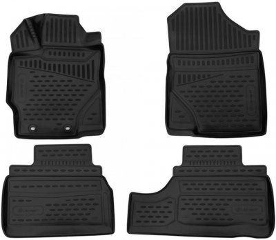 СТЕЛКИ ЗА TOYOTA 3D Гумени стелки за Toyota Yaris (2012+) 4 pcs.