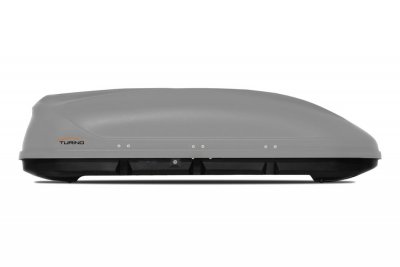 АВТОБОКС Автобокс Turino 177x81x46cm с двустранно отваряне с ключ, 410 литра - сив