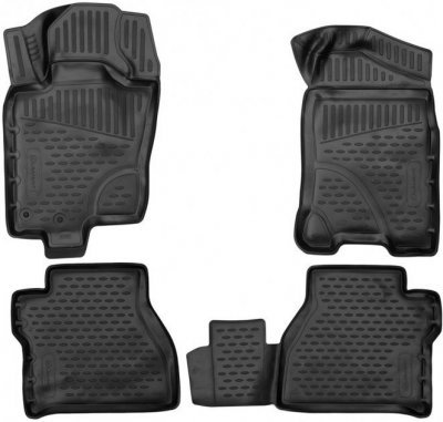 СТЕЛКИ ЗА NISSAN 3D Гумени стелки за Nissan Navara (2015+) 4 pcs.