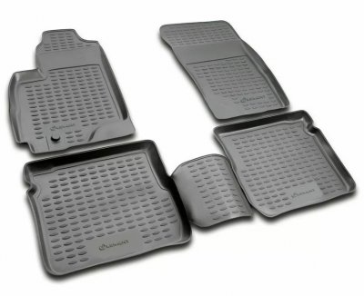 СТЕЛКИ ЗА КОЛА 3D Гумени стелки за Mitsubishi L200 (2015-2019) 4 pcs.