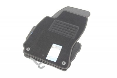 СТЕЛКИ ЗА КОЛА Мокетни стелки за VW Passat (2001-2005) с щипки елипса