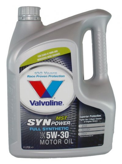 Масла VALVOLINE VALVOLINE SYNPOWER MST C3 5W30 4L