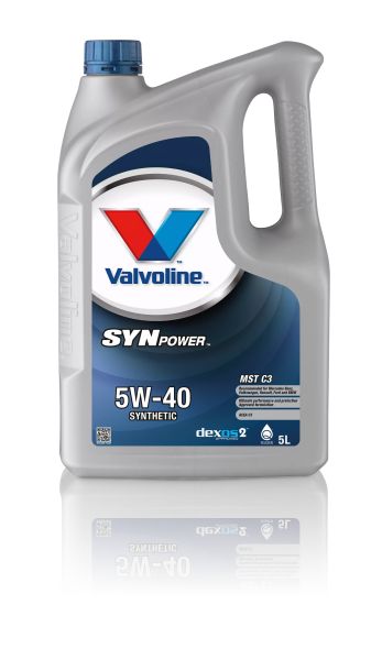 Масла VALVOLINE VALVOLINE SYNPOWER MST C3 5W40 5L