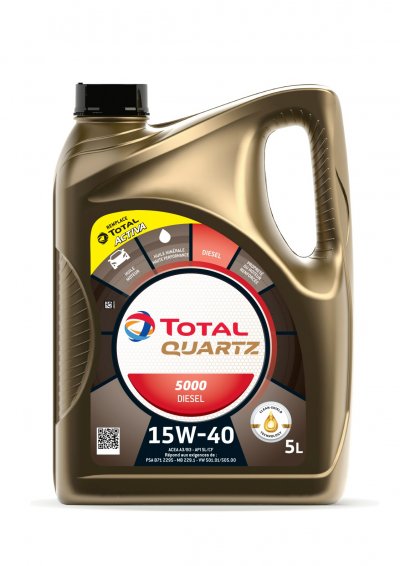 Моторно масло QUARTZ 5000 DIESEL 15W40 5L