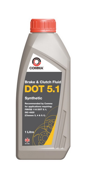 COMMA Спирачна течност DOT5.1 1.0L