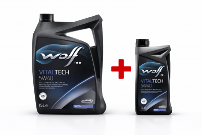 Моторно масло WOLF VITALTECH 5W40 5L+1L  PROMO!!