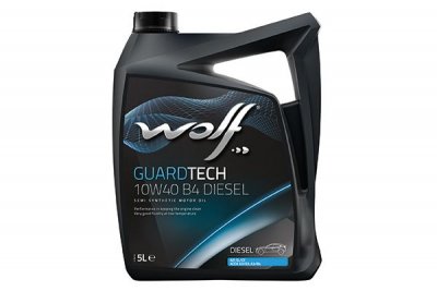 Моторно масло WOLF GUARDTECH 10W40 B4 DIESEL 5L