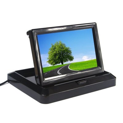 ВИДЕОРЕГИСТРАТОРИ, CAR VIDEO, DVD & GPS Видео дисплей 5 инча сгъваем - 800x480 pixels , 12-24V