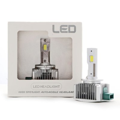ЛЕД КРУШКИ ЗА КОЛИ Лед крушки - Led система D3S за подмяна на фабричен ксенон 50W - Canbus 6000K - 100% по силни от фабричен ксенон